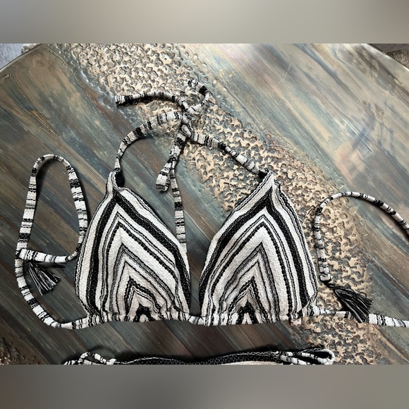 BECCA Symphony Cheryl Triangle top size D Emily Side tie hipster size small - Picture 6 of 14